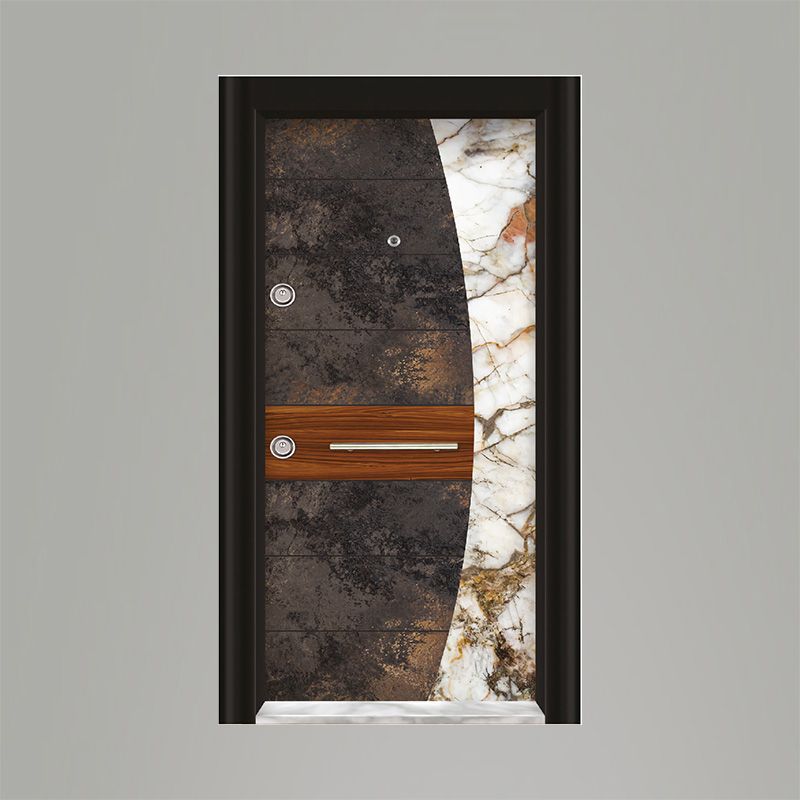 Tetradoor fabrikinin UV-125 model Onyx seriyası giriş qapısı