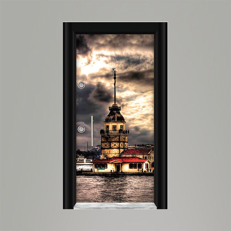 Tetradoor fabrikinin UV-133 model Onyx seriyası giriş qapısı